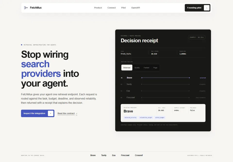 FetchMux live website